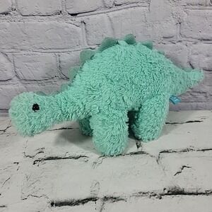 The Manhattan‎ Toy Company Aqua Green Stegosaurus Dinosaur Plush Stuffed Dino